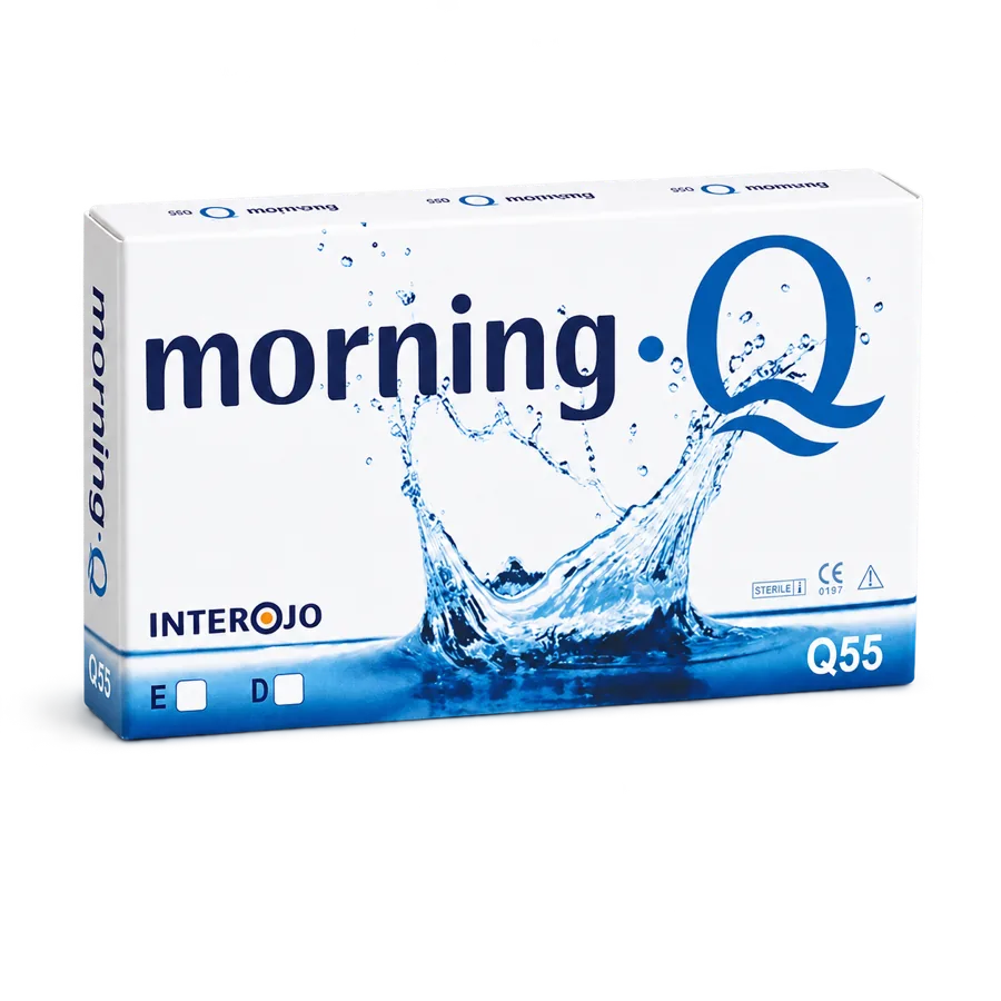 Lente de contato de reposição mensal Morning — embalagem